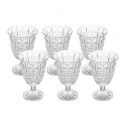 Jogo 6 Taças 250ml Marine Em Vidro Lyor